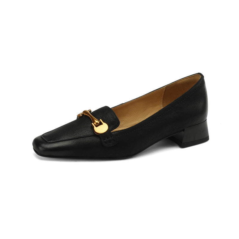 Damen elegante Slipper mit modischem Gürtel-Detail EB