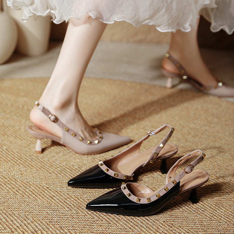 Damen Slingback-Pumps mit eleganten Strukturdetails EB