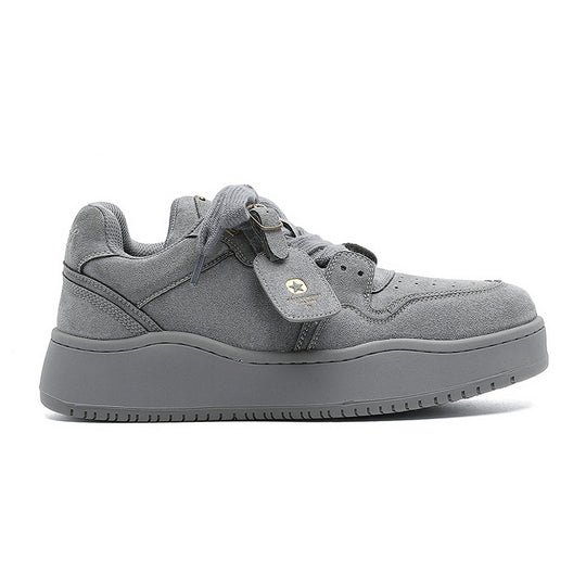Damen Sportliche Sneakers aus hochwertigem Veloursleder mit dämpfendem Sohlenprofil EB