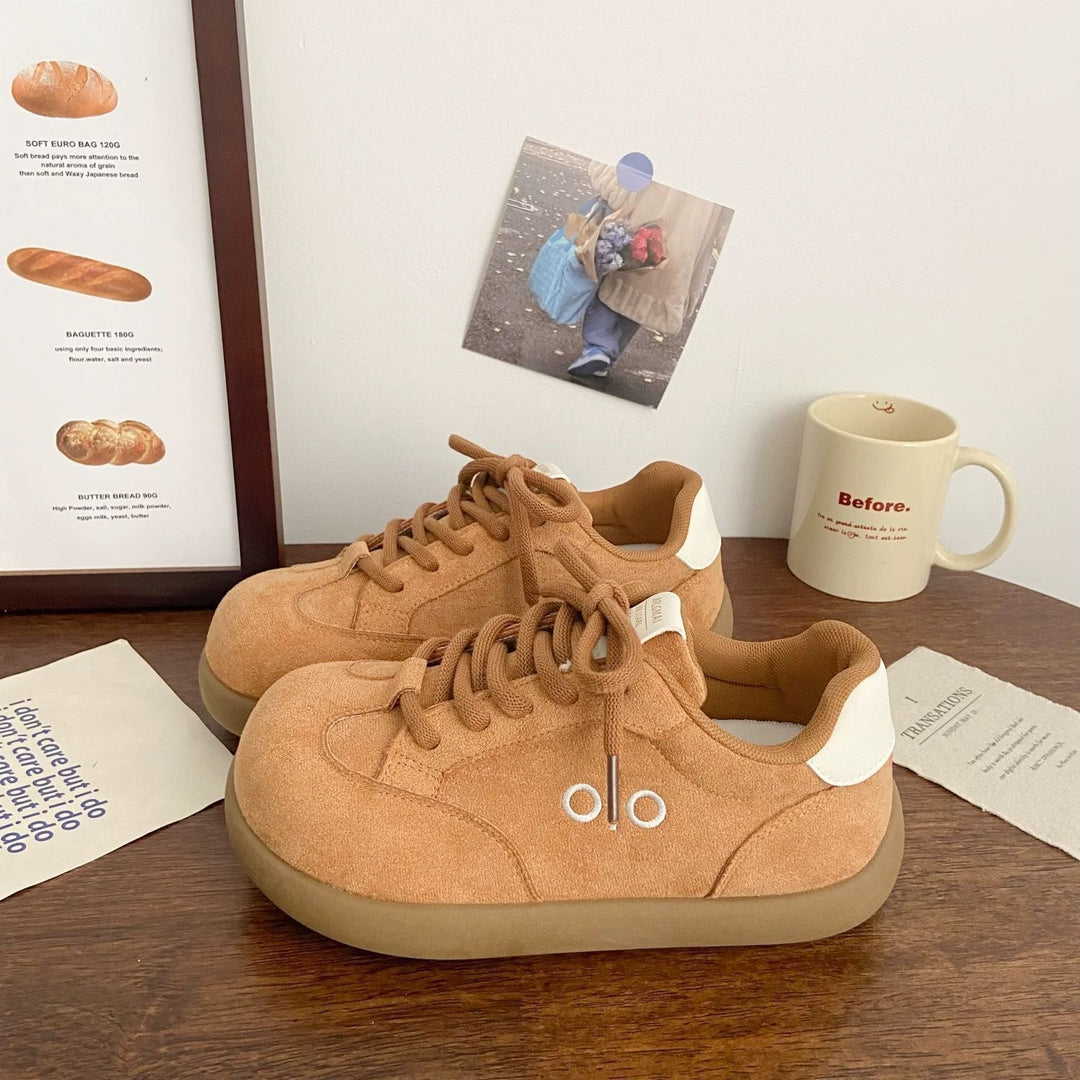 Damen Sneaker mit dicker, flexibler Sohle und atmungsaktivem Obermaterial EB