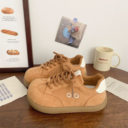 Damen Sneaker mit dicker, flexibler Sohle und atmungsaktivem Obermaterial EB