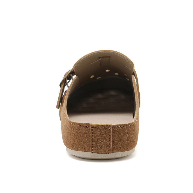 Damen bequeme Clogs mit modischem Riemen und atmungsaktivem Obermaterial EB