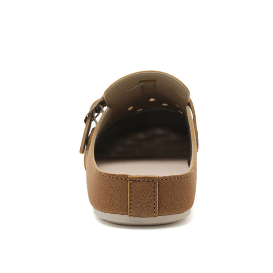 Damen bequeme Clogs mit modischem Riemen und atmungsaktivem Obermaterial EB