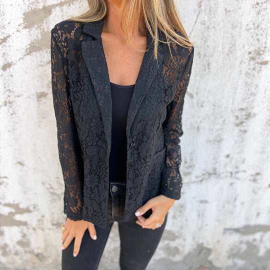 Damen elegante Spitzenblazer EB