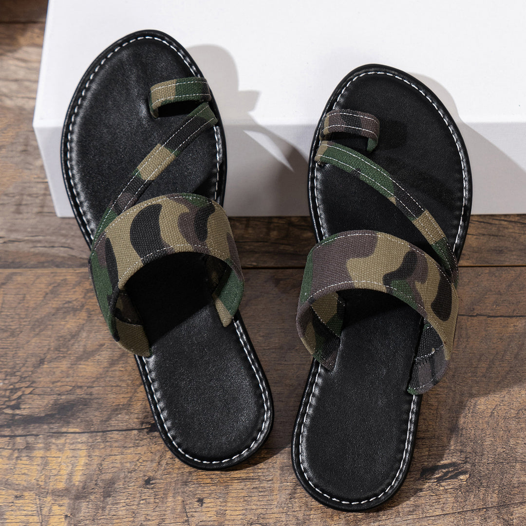 Damen Komfortsandalen mit modischem Camouflage-Design EB