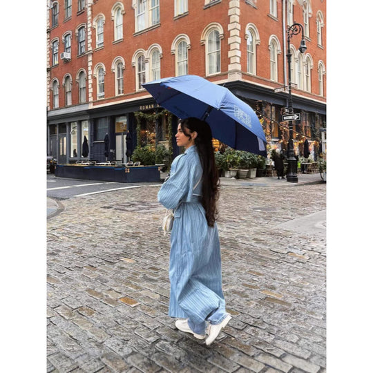 Damen Trenchcoat mit gestreiftem Design und Bindegürtel EB
