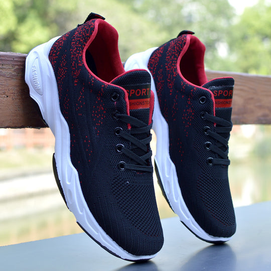 Damen Sportliche Lightweight Sneakers mit atmungsaktivem Mesh-Obermaterial EB