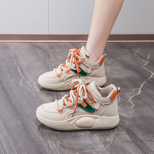 Damen Sportliche High-Top Sneakers mit innovativem Schnürsystem EB