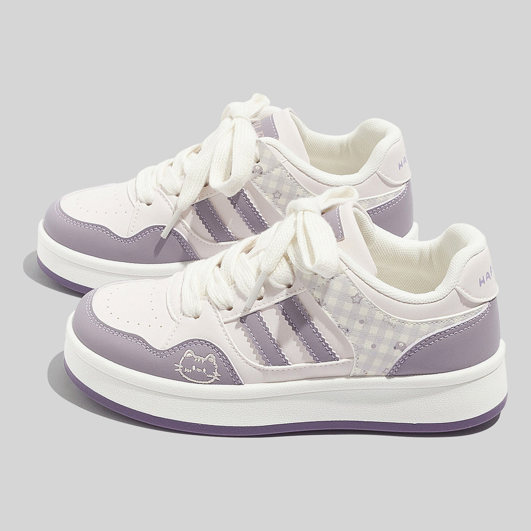 Damen Sneakers im verspielten Design mit tierischen Applikationen und bequemer Dämpfung EB