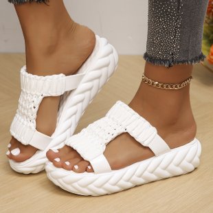 Damen Bequeme Kork-Sandalen mit innovativem Design und rutschfester Sohle EB