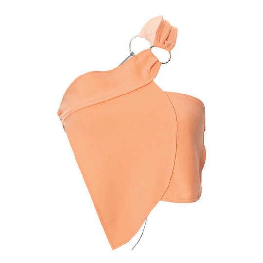 Damen asymmetrisches Trägershirt mit elegantem Ringdetail EB