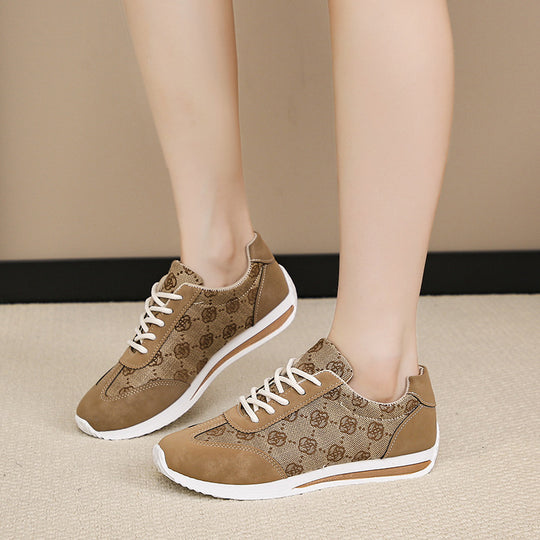 Damen Sneaker mit atmungsaktivem Obermaterial und flexiblem Fußbett EB