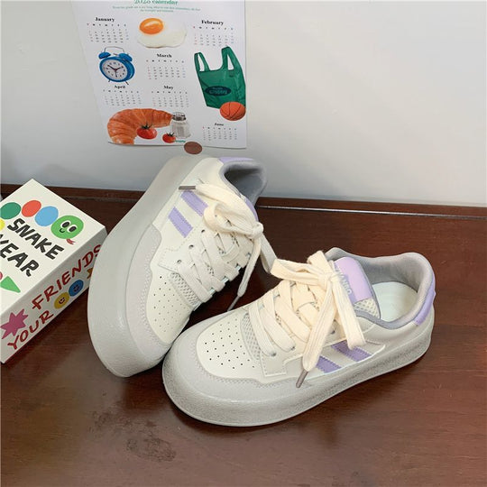 Damen Sportliche Sneakers mit atmungsaktiver Mesh-Oberfläche und modischem Design EB