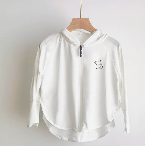 Damen Leichte Kapuzenjacke mit niedlichem Motiv EB
