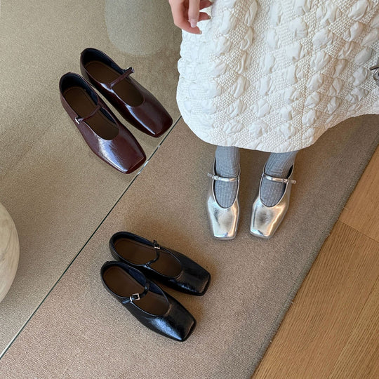 Damen Elegante Slingback Ballerinas EB