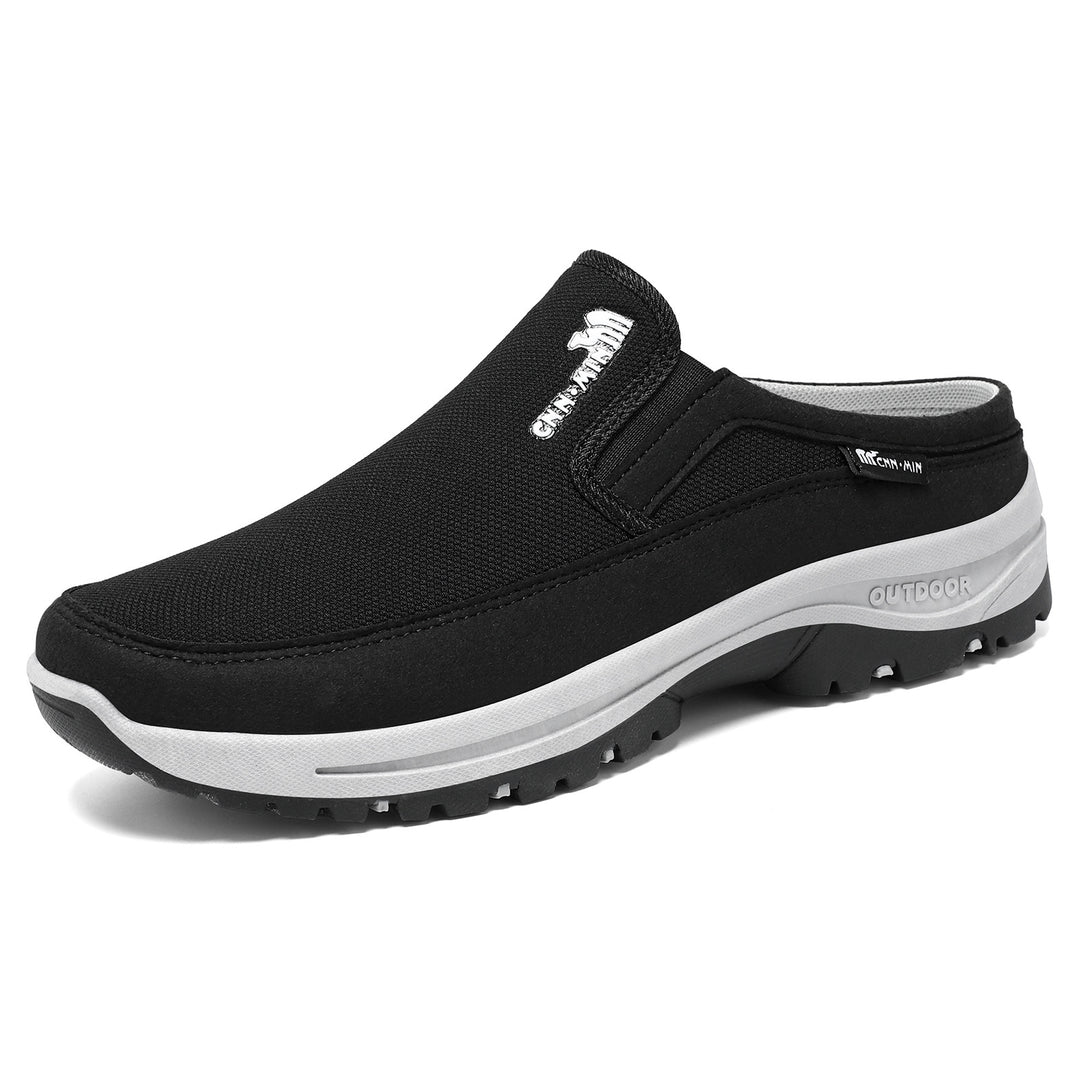 Herren nan atmungsaktiver Outdoor Clog-Slipper mit Memory-Fußbett EB