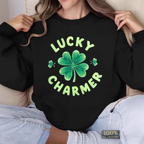 Damen Sweatshirt mit motivierendem Print und lässigem Schnitt EB