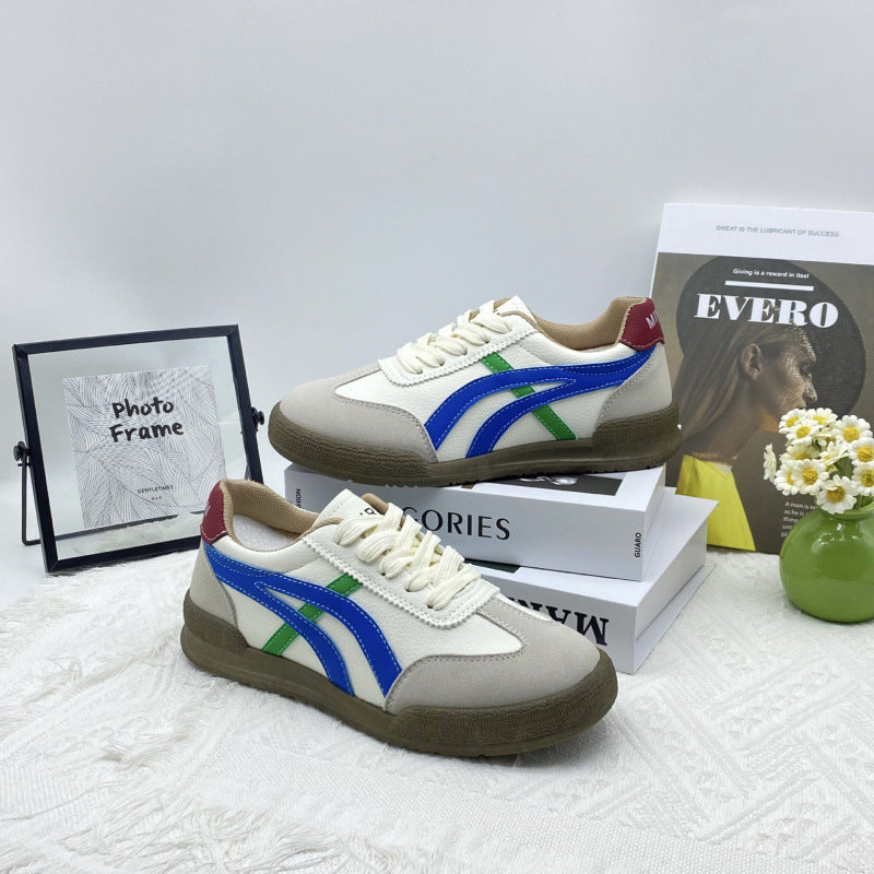 Damen Sportliche Sneakers im Retro-Stil mit atmungsaktivem Obermaterial EB