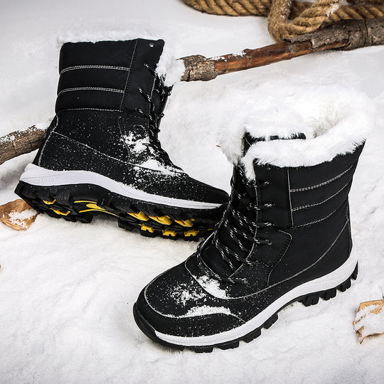 Damen warme Winterstiefel mit rutschfester Sohle und isolierendem Futter EB