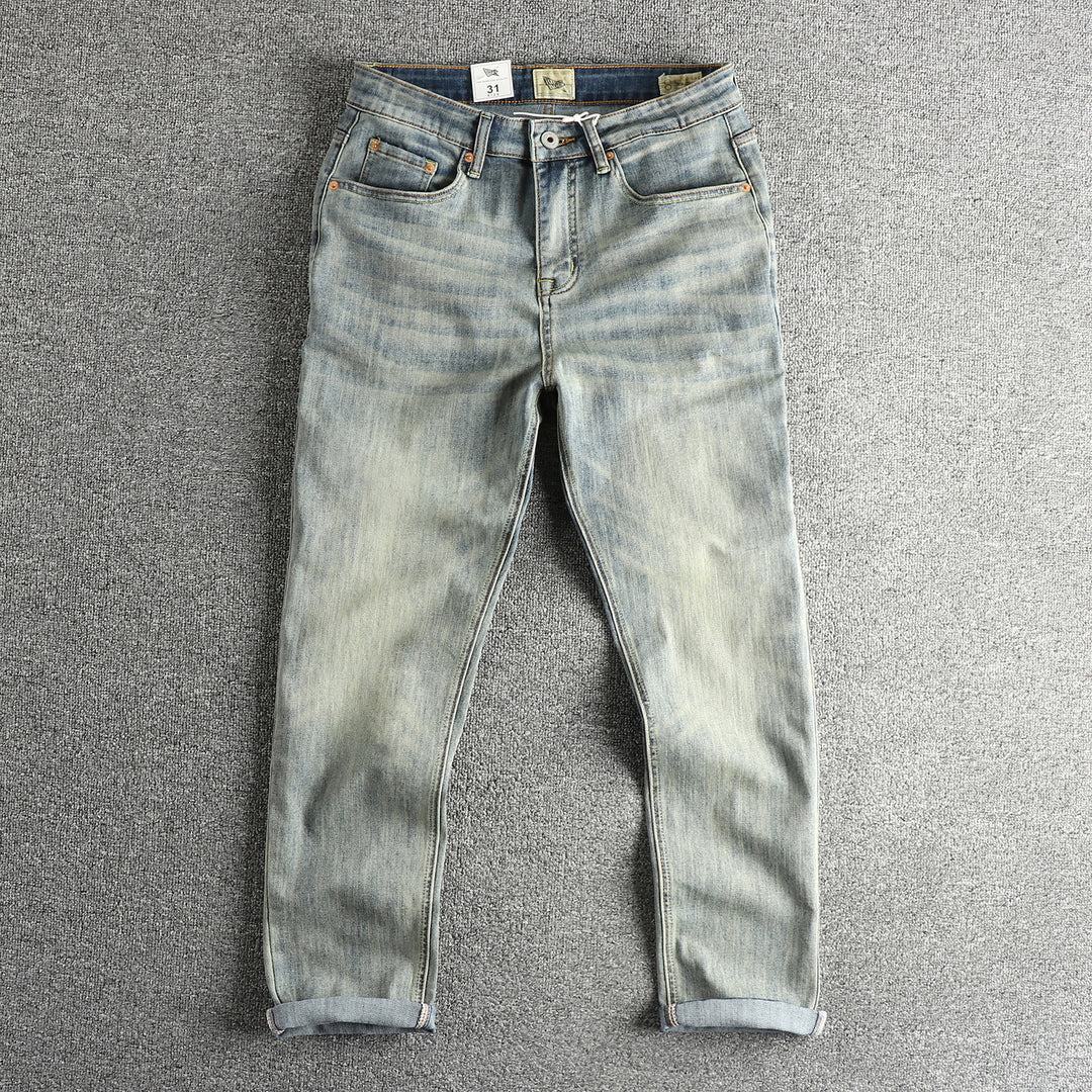 Damen Slim-Fit Jeans mit bequemer Passform und lässigem Vintage-Look EB
