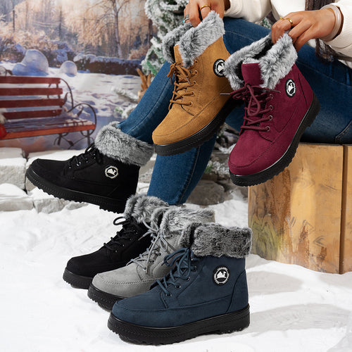 Damen gefütterte Winterstiefel EB