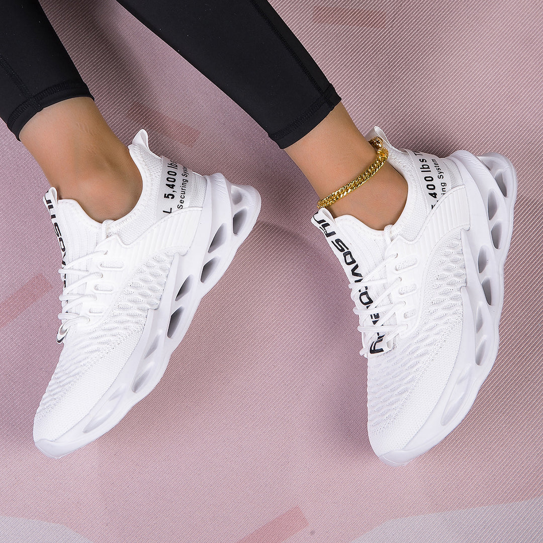 Damen Atmungsaktive Laufschuhe mit elastischem Obermaterial und griffiger Sohle EB