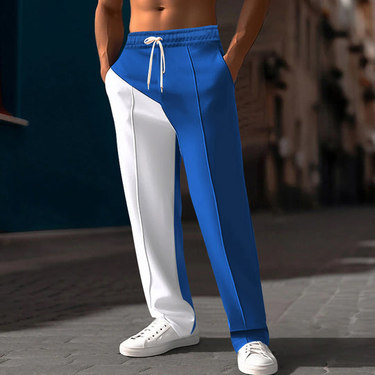Herren Sportliche Freizeithose mit innovativem Schnitt und Kontrastdetails EB