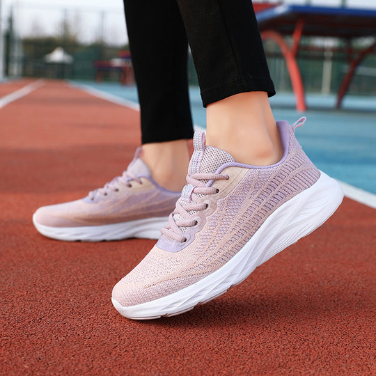 Damen Sportliche Freizeitschuhe mit atmungsaktiver Oberflächenstruktur und weicher Dämpfung EB