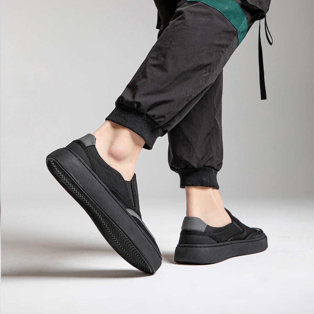 Damen Bequeme Slip-On Sneaker mit atmungsaktivem Obermaterial EB