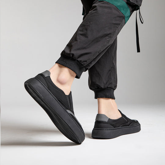 Damen Bequeme Slip-On Sneaker mit atmungsaktivem Obermaterial EB