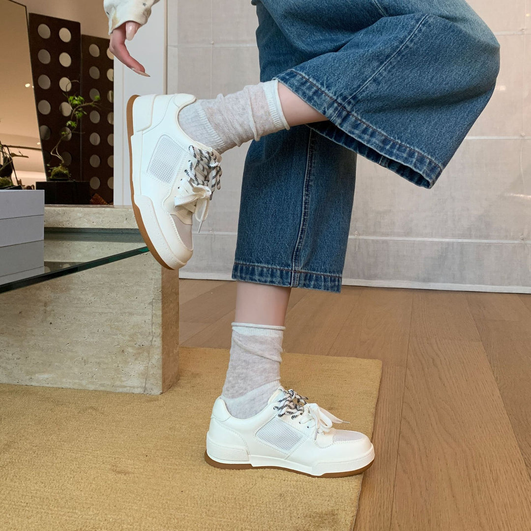 Damen Sportliche Sneakers mit atmungsaktiver Mesh-Oberfläche und rutschfester Sohle EB
