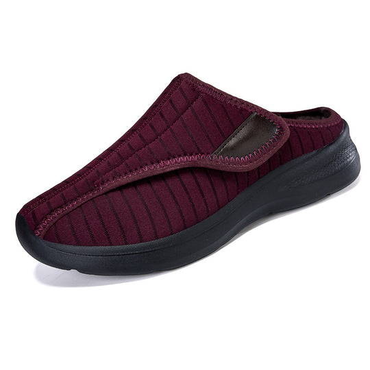 Damen Bequeme Slip-On Hausschuhe mit rutschfester Sohle EB