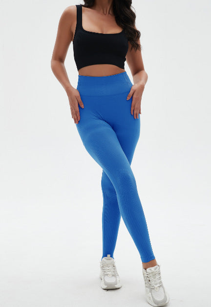 Damen Sportleggins mit hohem Bund und atmungsaktivem Material EB