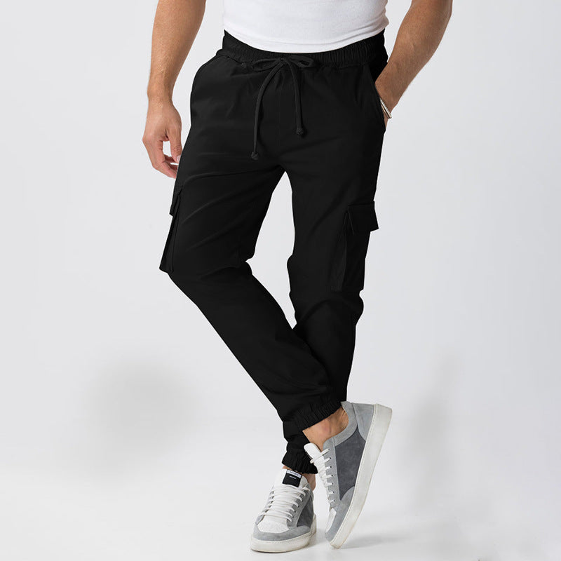 Herren Cargo-Hose mit elastischem Bund und praktischen Seitentaschen EB