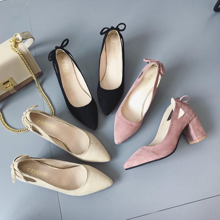 Damen Elegante Slingback-Pumps mit modischem Riemen und bequemem Blockabsatz EB