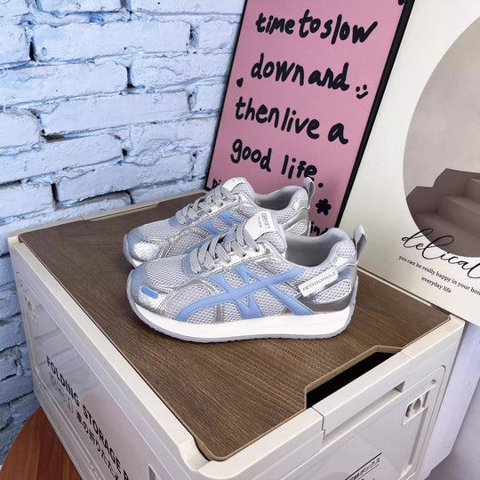 Damen Sportliche Sneakers mit atmungsaktiver Netzstruktur und strapazierfähigem Obermaterial EB