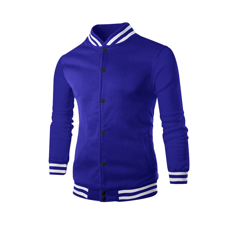 Herren Collegejacke mit elastischen Bündchen und hochwertiger Verarbeitung EB