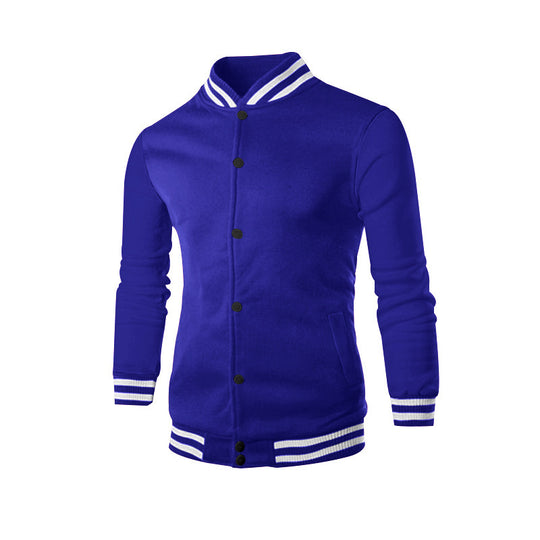 Herren Collegejacke mit elastischen Bündchen und hochwertiger Verarbeitung EB