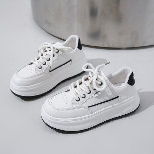 Damen Hochwertige Sportliche Plateau-Sneaker EB