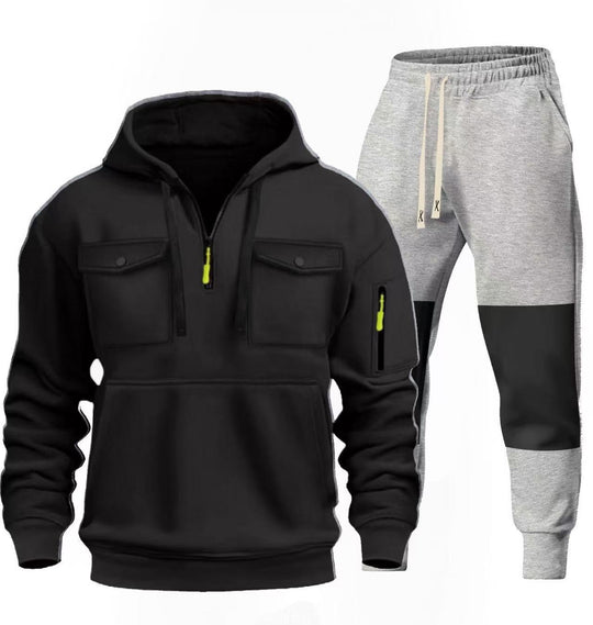 Herren funktionaler Sweatshirt- und Jogginghosen-Set EB