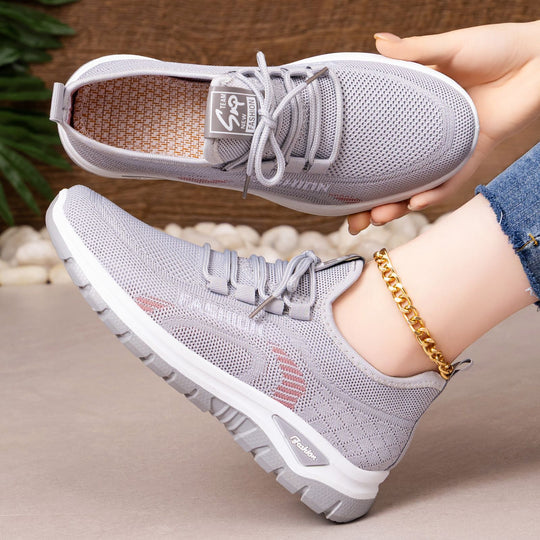 Damen Atmungsaktive Freizeit-Laufschuhe mit flexiblem Obermaterial EB
