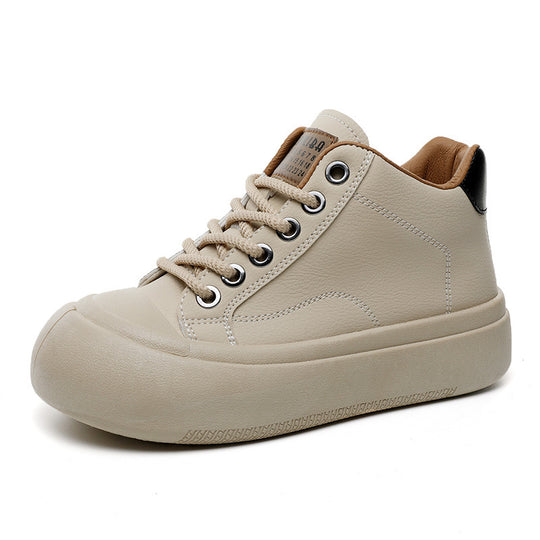 Damen lässige High-Top Sneakers mit dämpfendem Sohlenprofil und strapazierfähigem Obermaterial EB