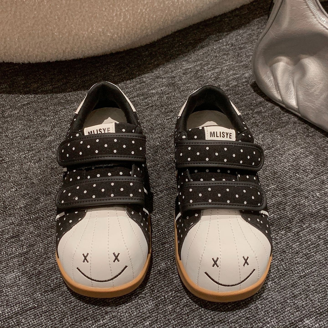 Damen Sneakers mit breiten Klettverschlüssen und lässigem Design EB