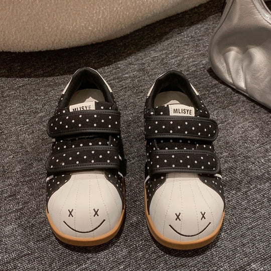 Damen Sneakers mit breiten Klettverschlüssen und lässigem Design EB