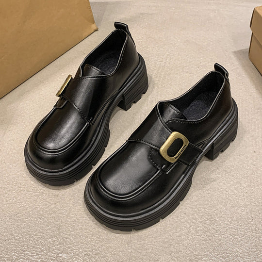 Damen Modische Slipper mit dekorativer Schnalle und rutschfester Sohle EB