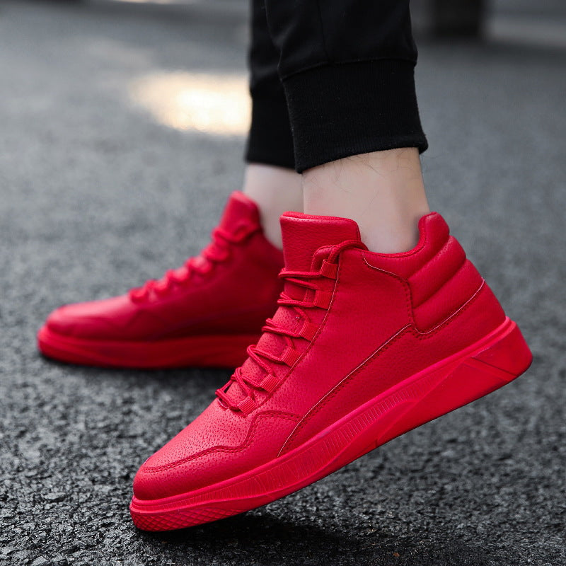 Damen High-Top Sneaker aus hochwertigem Leder mit innovativer Schnürtechnologie EB