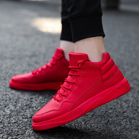 Damen High-Top Sneaker aus hochwertigem Leder mit innovativer Schnürtechnologie EB