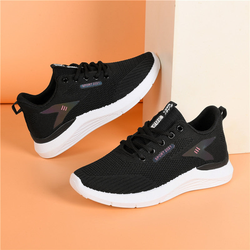 Damen Atmungsaktive und bequeme Sport Sneakers mit rutschfester Sohle EB