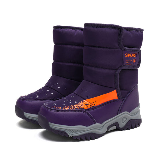 Damen Winterstiefel mit rutschfester Sohle und isolierender Fütterung EB