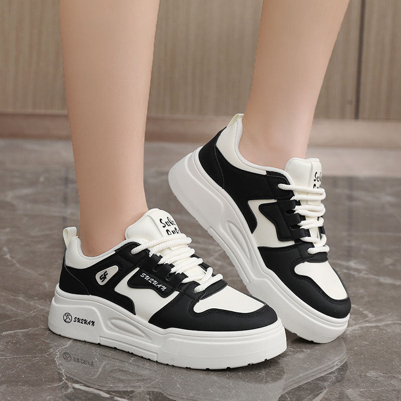 Damen Sportliche Chunky Sneakers mit atmungsaktivem Obermaterial EB